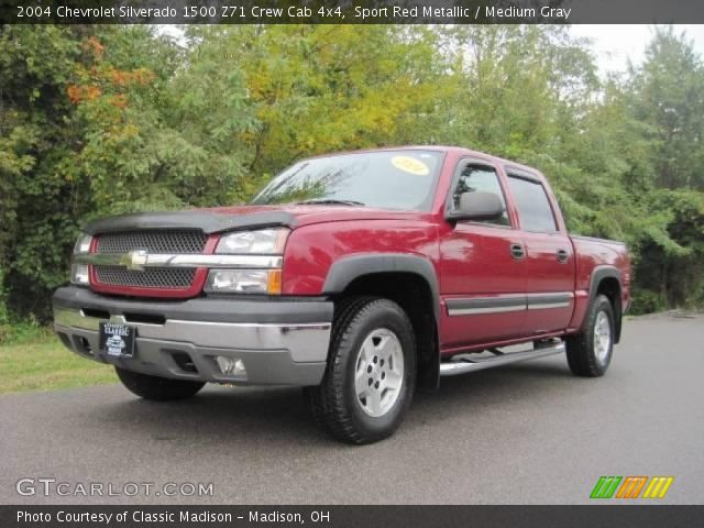 2004 Chevrolet Silverado 1500 Z71 Crew Cab 4x4 in Sport Red Metallic