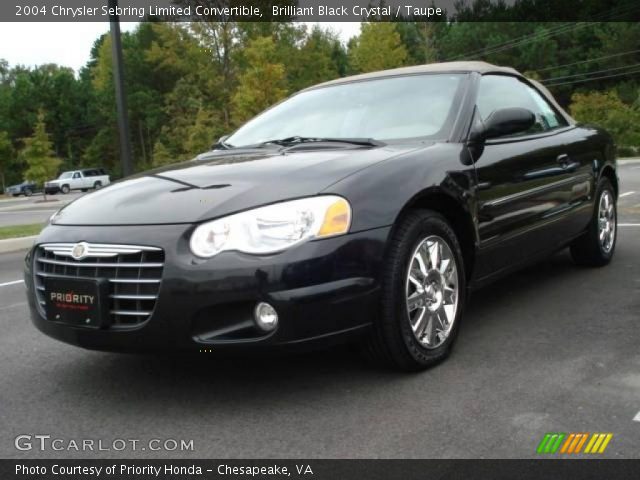 2004 Chrysler Sebring Limited Convertible in Brilliant Black Crystal