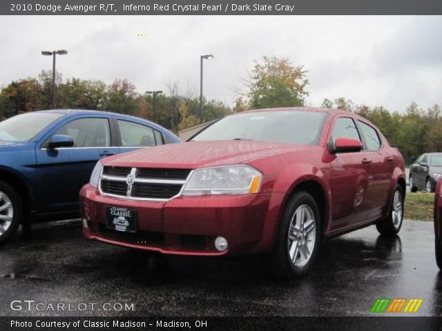 2010 Dodge Avenger R/T in Inferno Red Crystal Pearl