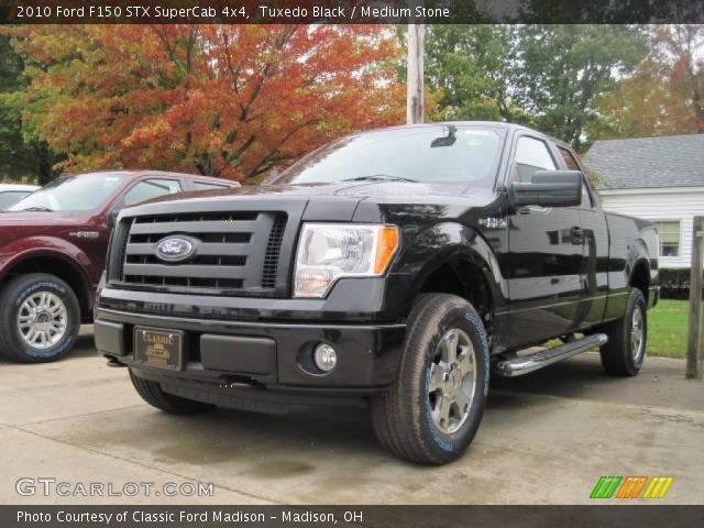 2010 Ford F150 STX SuperCab 4x4 in Tuxedo Black