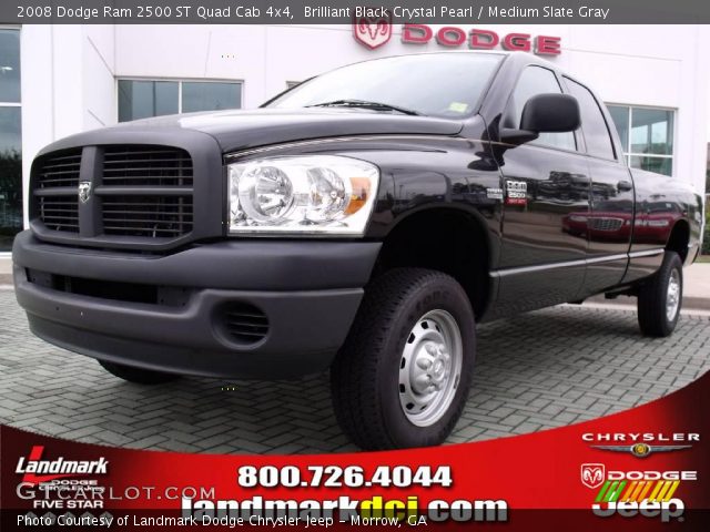 2008 Dodge Ram 2500 ST Quad Cab 4x4 in Brilliant Black Crystal Pearl