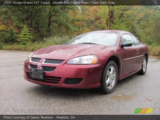 2005 Dodge Stratus SXT Coupe in Inferno Red Crystal Pearl