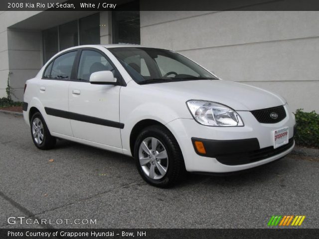 2008 Kia Rio LX Sedan in White