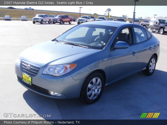 2007 Hyundai Elantra GLS Sedan in Seattle Light Blue
