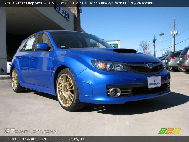 2008 Subaru Impreza WRX STi in WR Blue Mica