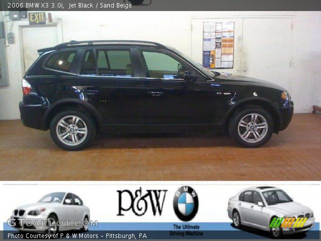 2006 BMW X3 3.0i in Jet Black