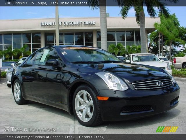 2006 Infiniti G 35 Coupe in Black Obsidian