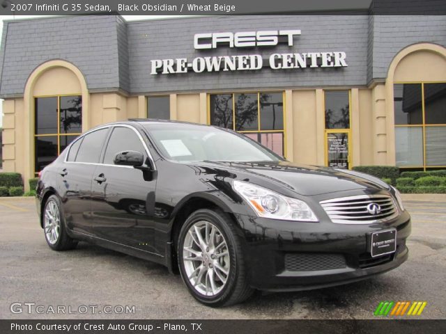 2007 Infiniti G 35 Sedan in Black Obsidian
