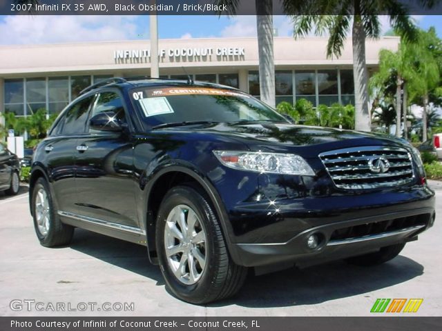 2007 Infiniti FX 35 AWD in Black Obsidian