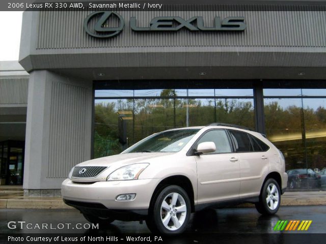 2006 Lexus RX 330 AWD in Savannah Metallic