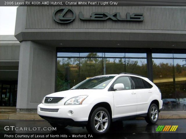 2006 Lexus RX 400h AWD Hybrid in Crystal White Pearl