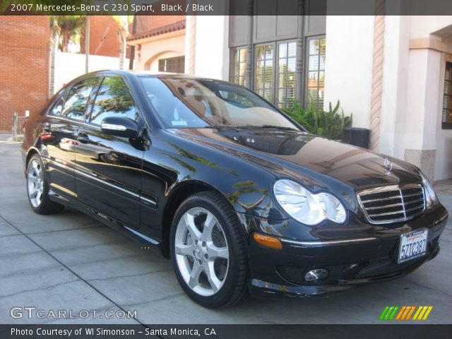 2007 Mercedes-Benz C 230 Sport in Black
