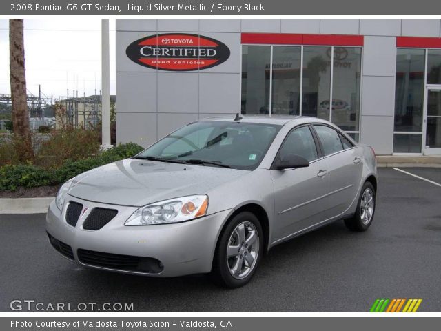 2008 Pontiac G6 GT Sedan in Liquid Silver Metallic