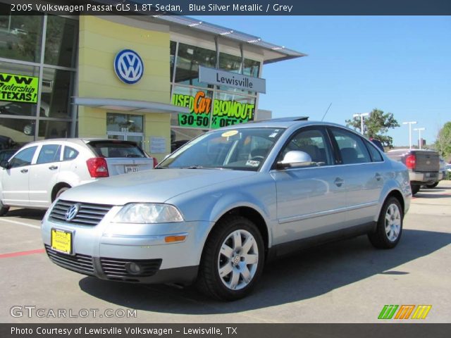 2005 Volkswagen Passat GLS 1.8T Sedan in Blue Silver Metallic