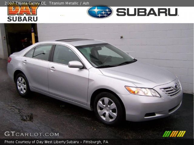 2007 Toyota Camry CE in Titanium Metallic
