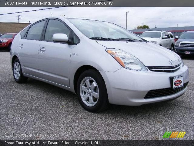 2007 Toyota Prius Hybrid in Classic Silver Metallic