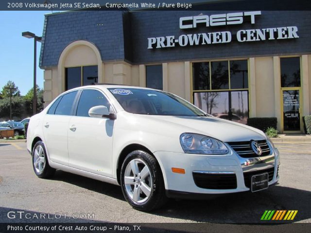 2008 Volkswagen Jetta SE Sedan in Campanella White