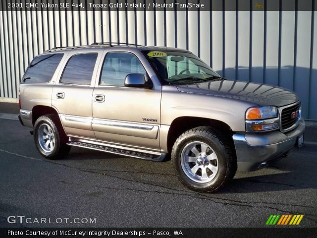 2001 GMC Yukon SLE 4x4 in Topaz Gold Metallic