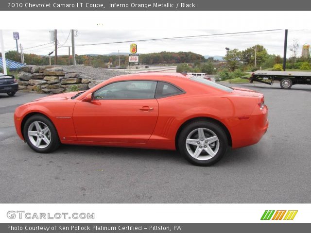 2010 Chevrolet Camaro LT Coupe in Inferno Orange Metallic