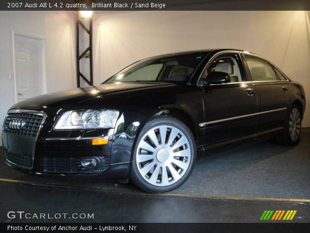 2007 Audi A8 L 4.2 quattro in Brilliant Black