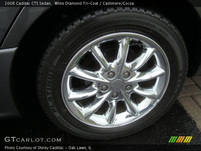 2008 Cadillac CTS Sedan in White Diamond Tri-Coat