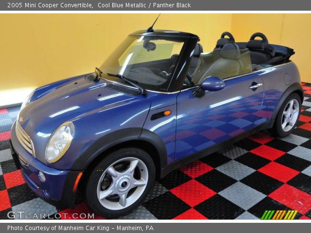 2005 Mini Cooper Convertible in Cool Blue Metallic