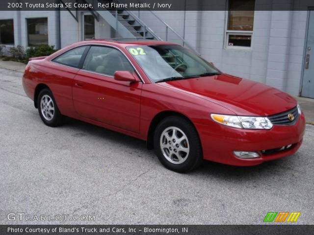 2002 Toyota Solara SE Coupe in Red Flame Metallic