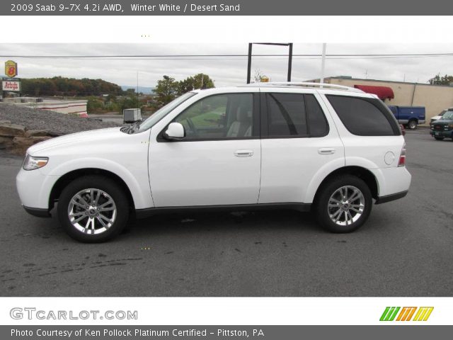 2009 Saab 9-7X 4.2i AWD in Winter White