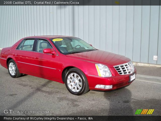 2008 Cadillac DTS  in Crystal Red