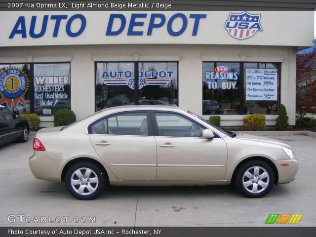 2007 Kia Optima LX in Light Almond Beige Metallic