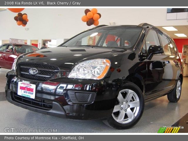 2008 Kia Rondo LX V6 in Black Cherry