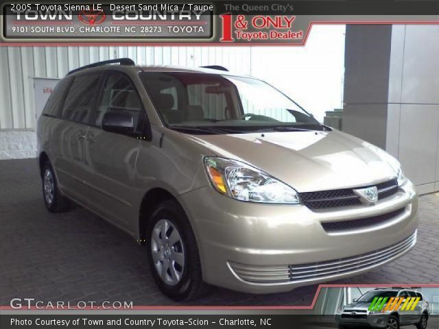 2005 Toyota Sienna LE in Desert Sand Mica