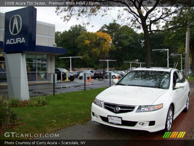 2008 Acura TSX Sedan in Premium White Pearl