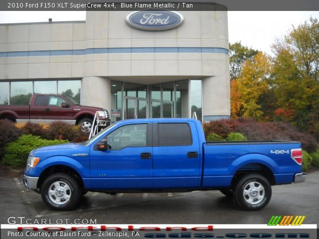 2010 Ford F150 XLT SuperCrew 4x4 in Blue Flame Metallic