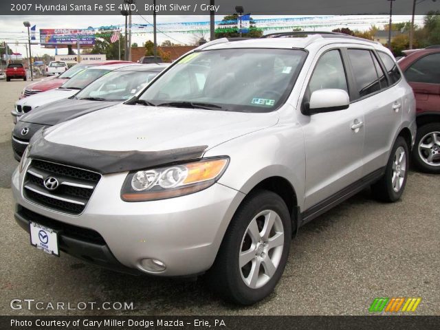 2007 Hyundai Santa Fe SE 4WD in Bright Silver