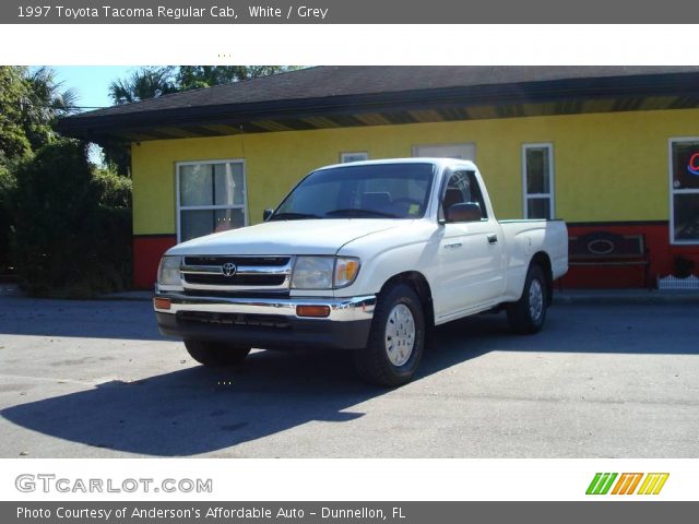 1997 Toyota Tacoma Regular Cab in White