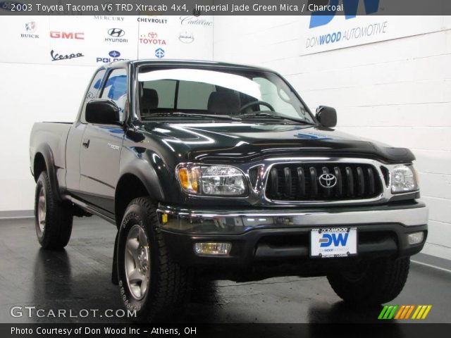 2003 Toyota Tacoma V6 TRD Xtracab 4x4 in Imperial Jade Green Mica
