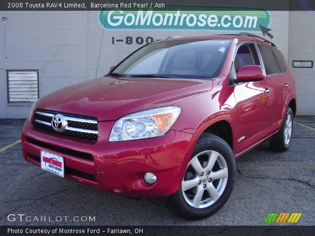 2008 Toyota RAV4 Limited in Barcelona Red Pearl
