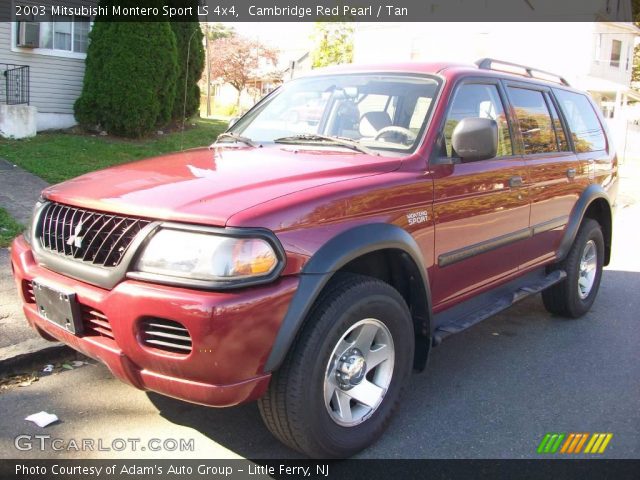 2003 Mitsubishi Montero Sport LS 4x4 in Cambridge Red Pearl