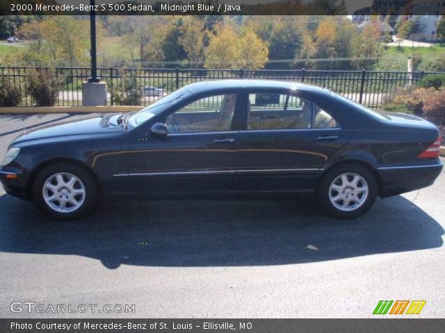 2000 Mercedes-Benz S 500 Sedan in Midnight Blue