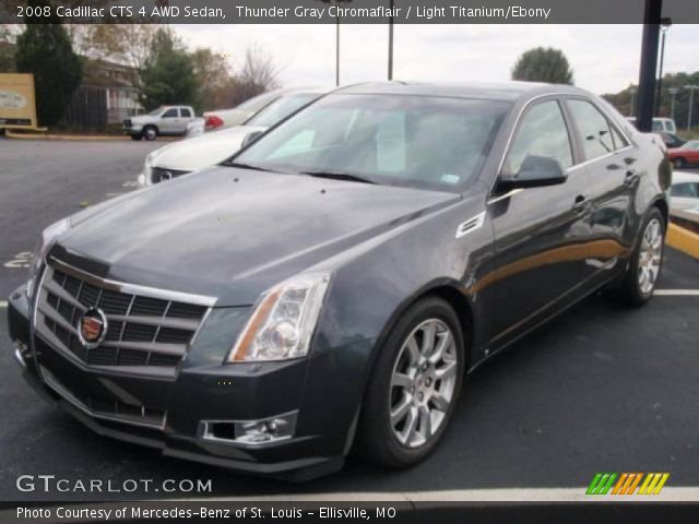 2008 Cadillac CTS 4 AWD Sedan in Thunder Gray Chromaflair