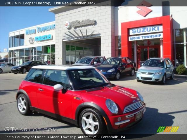 2003 Mini Cooper Hardtop in Chili Red
