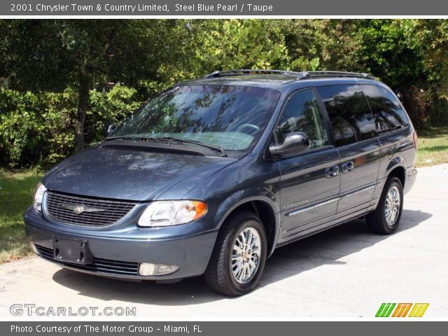 2001 Chrysler Town & Country Limited in Steel Blue Pearl