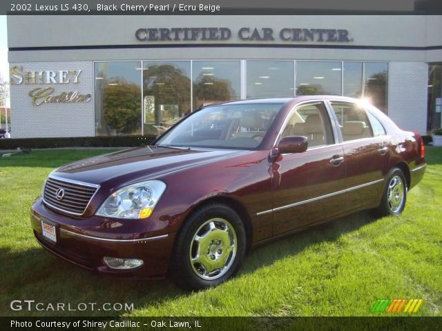 2002 Lexus LS 430 in Black Cherry Pearl