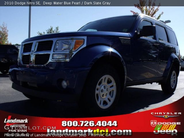 2010 Dodge Nitro SE in Deep Water Blue Pearl