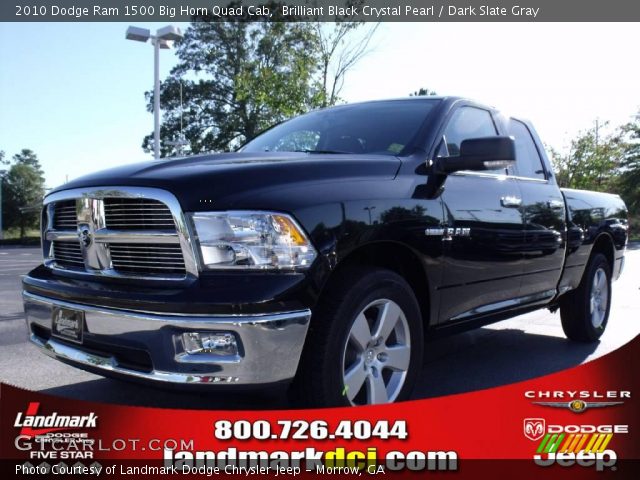 2010 Dodge Ram 1500 Big Horn Quad Cab in Brilliant Black Crystal Pearl