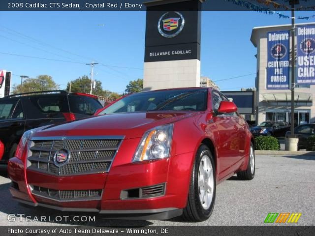 2008 Cadillac CTS Sedan in Crystal Red
