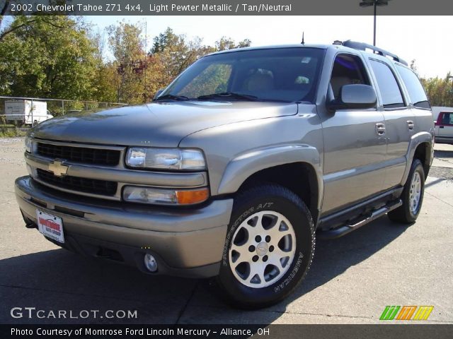 2002 Chevrolet Tahoe Z71 4x4 in Light Pewter Metallic