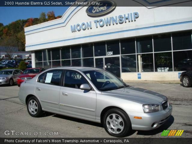 2003 Hyundai Elantra GLS Sedan in Silver Pewter