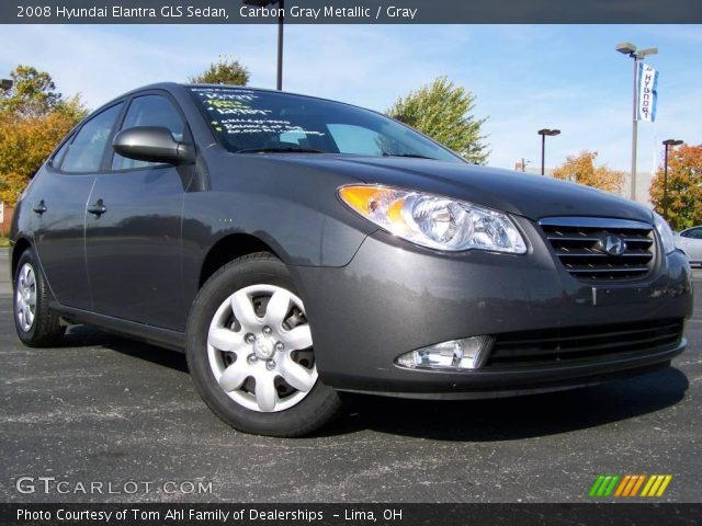 2008 Hyundai Elantra GLS Sedan in Carbon Gray Metallic